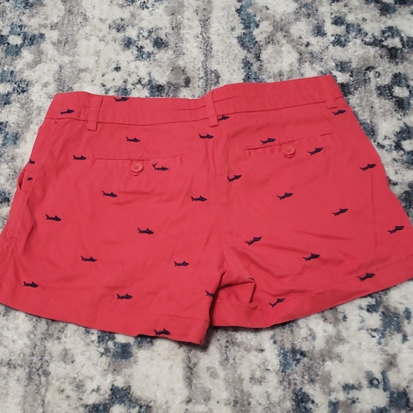 British Khaki Shark Shorts Sz 